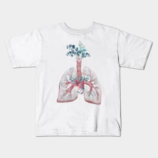 Floral Lungs	Living that Nurse Life Kids T-Shirt